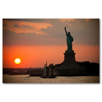 Αφίσα (άγαλμα της Ελευθερίας, Νέα Υόρκη, αξιοθέατα, θέα, πόλη, αρχιτεκτονική, κτίρια, Νέα Υόρκη)